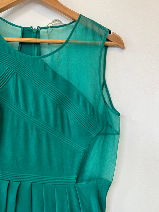 Whistles -100% Silk organza detail dress