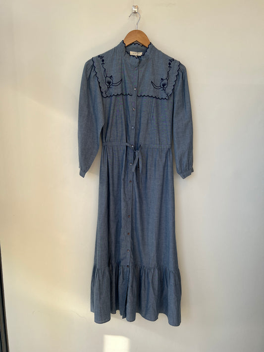 by Iris - Denim chambray dress