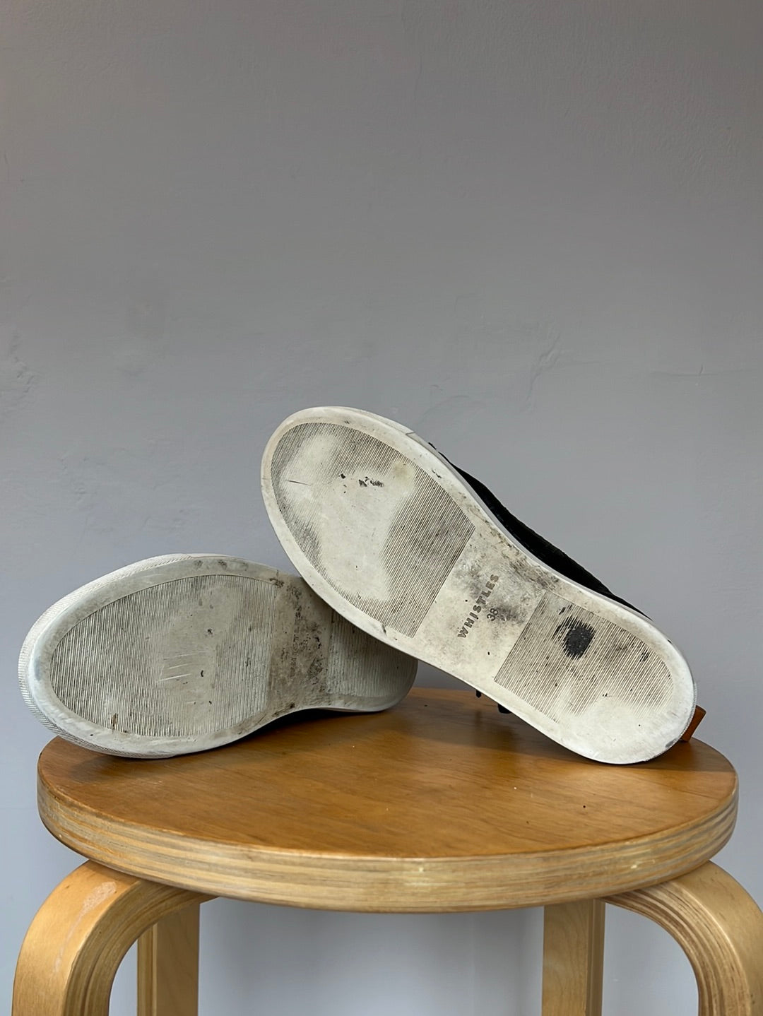 Whistles - Snake leather trainers