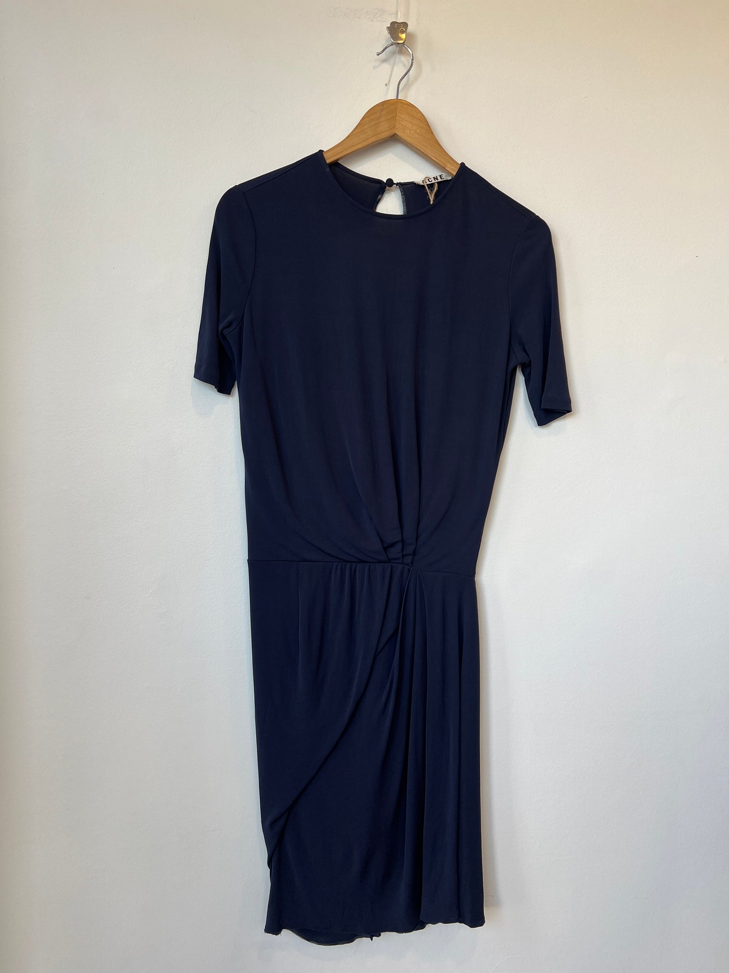 ACNE studios - Navy mesh dress