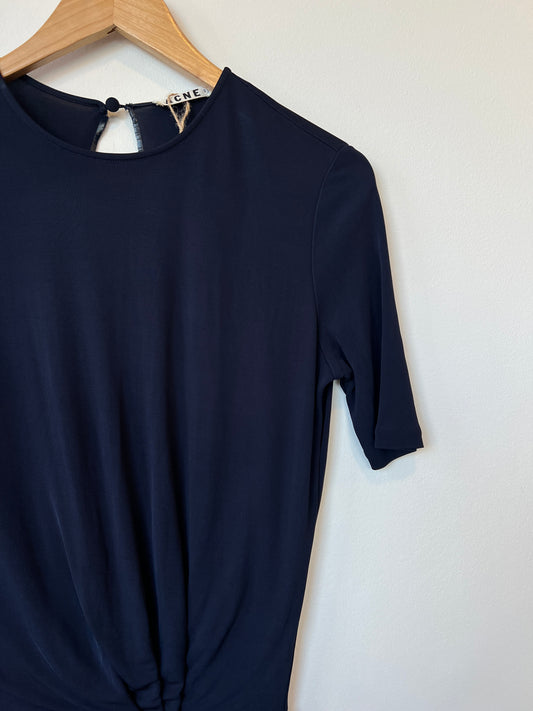 ACNE studios - Navy mesh dress