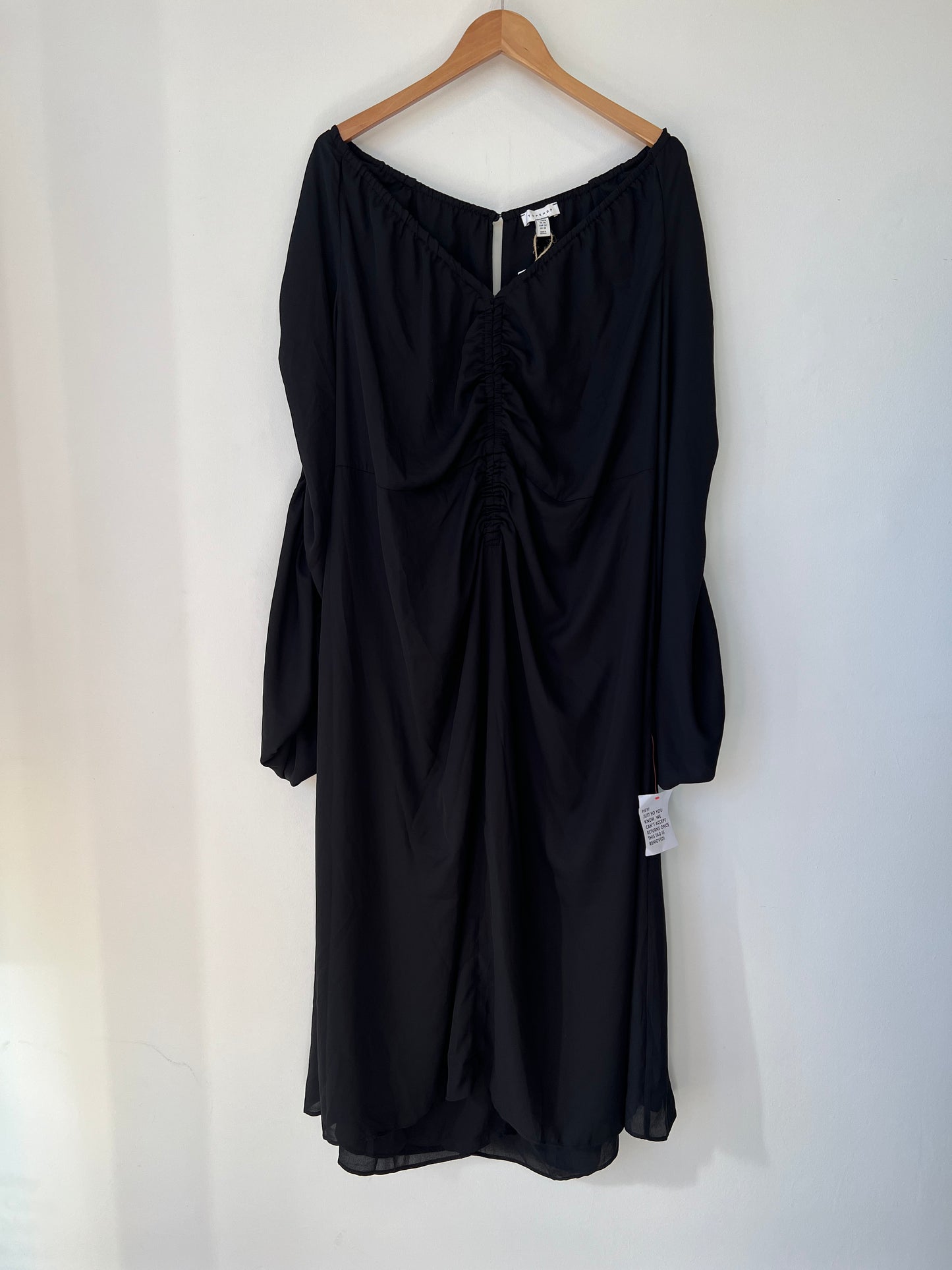 Topshop - Gather detail dress