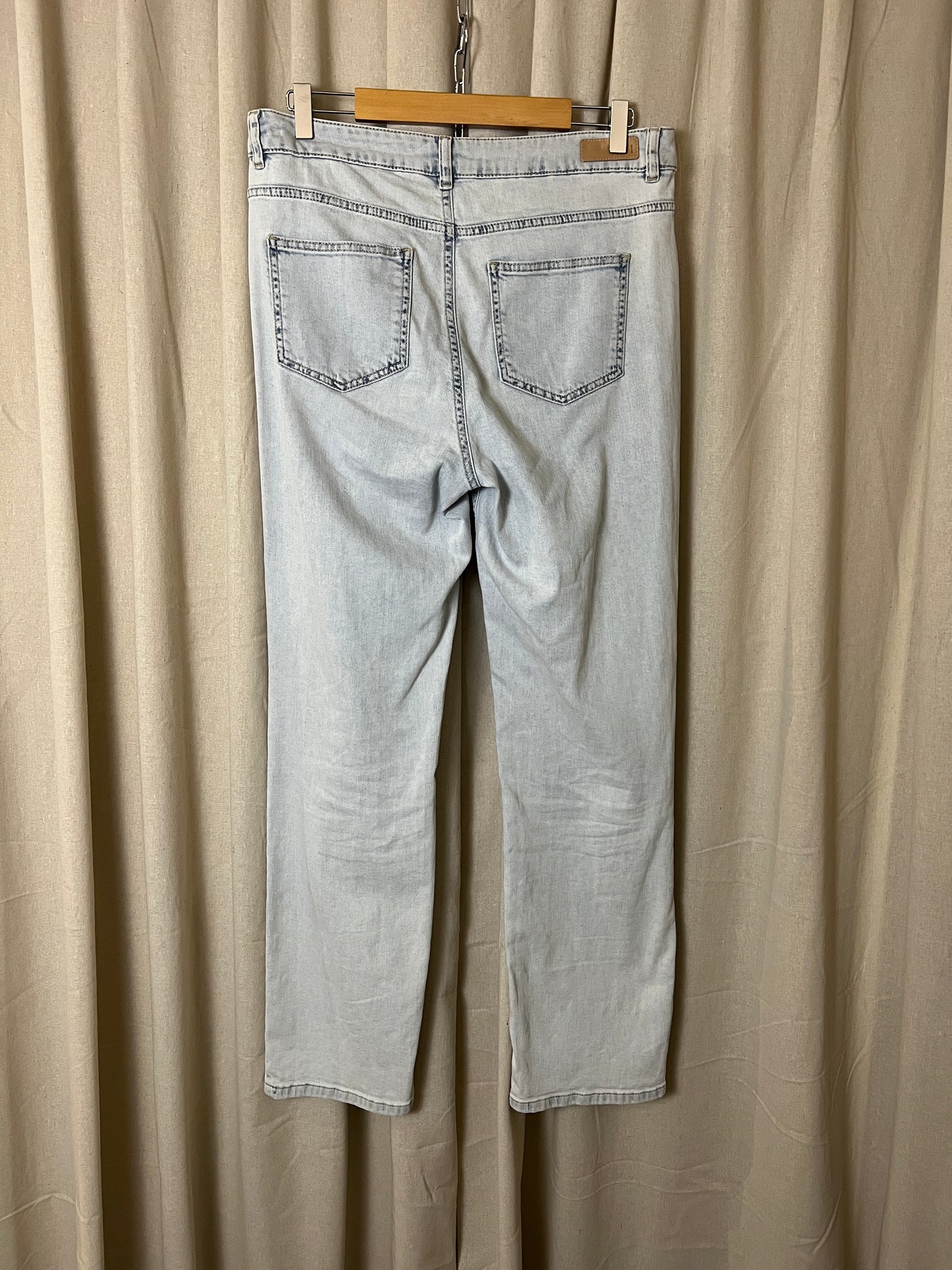 Oui - Straight light wash jeans