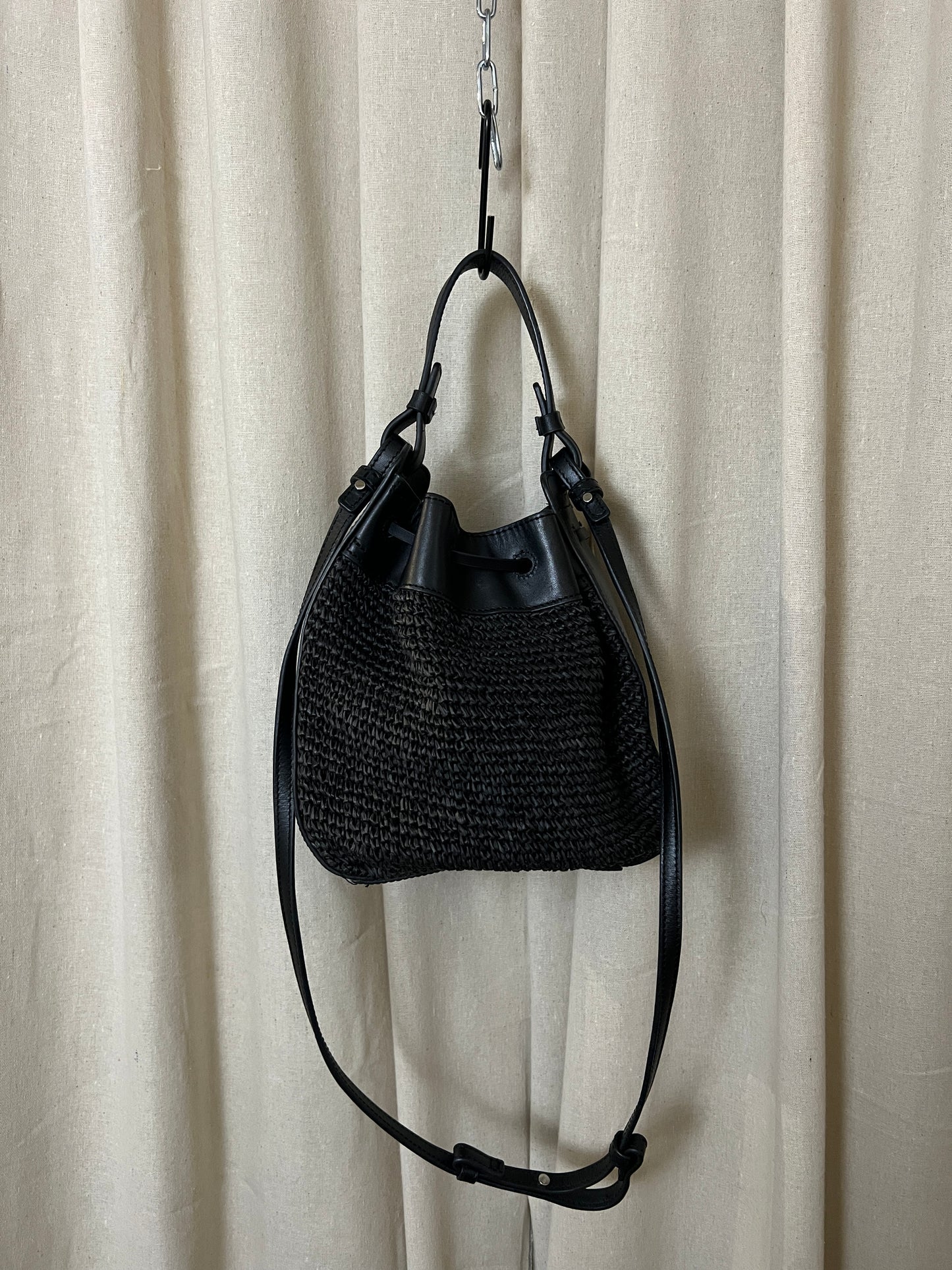 Arket - Raffia Leather Bag