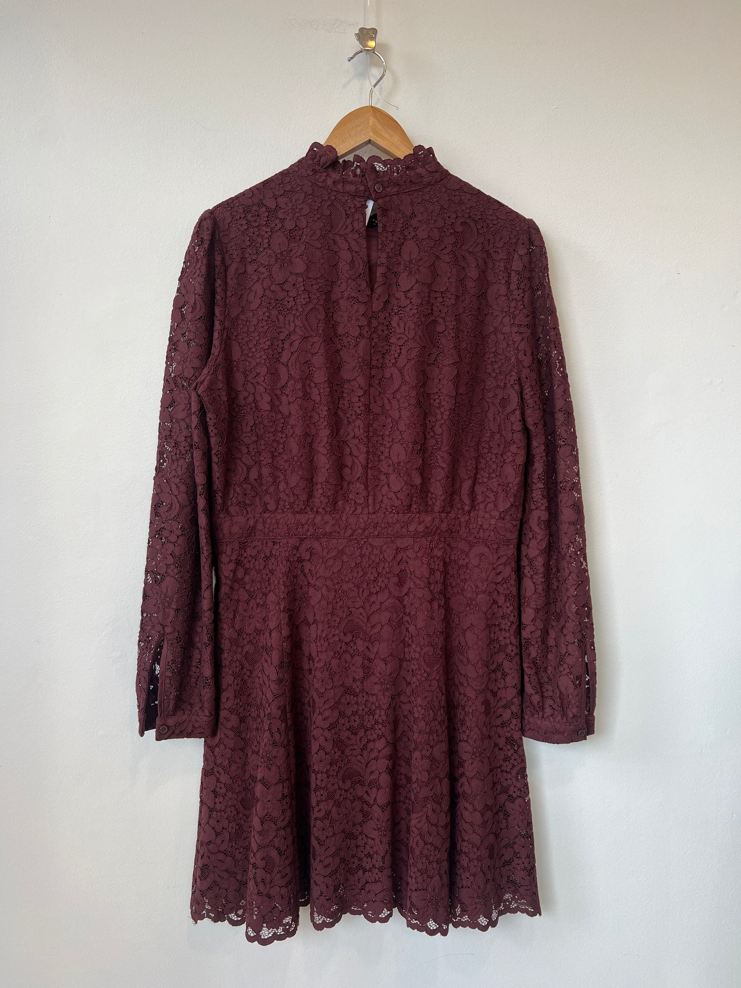 & Other Stories - Burgundy lace dress