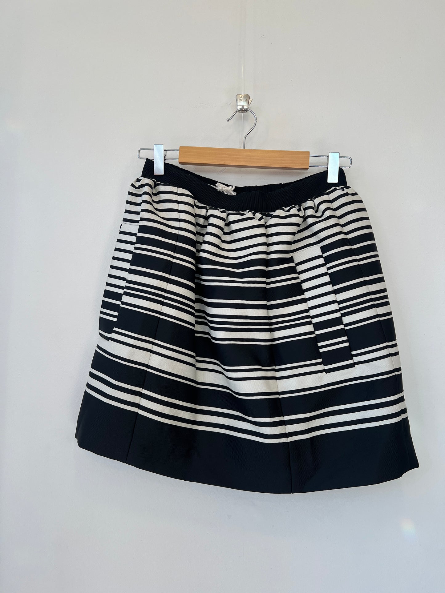 Carven - Striped structured skirt