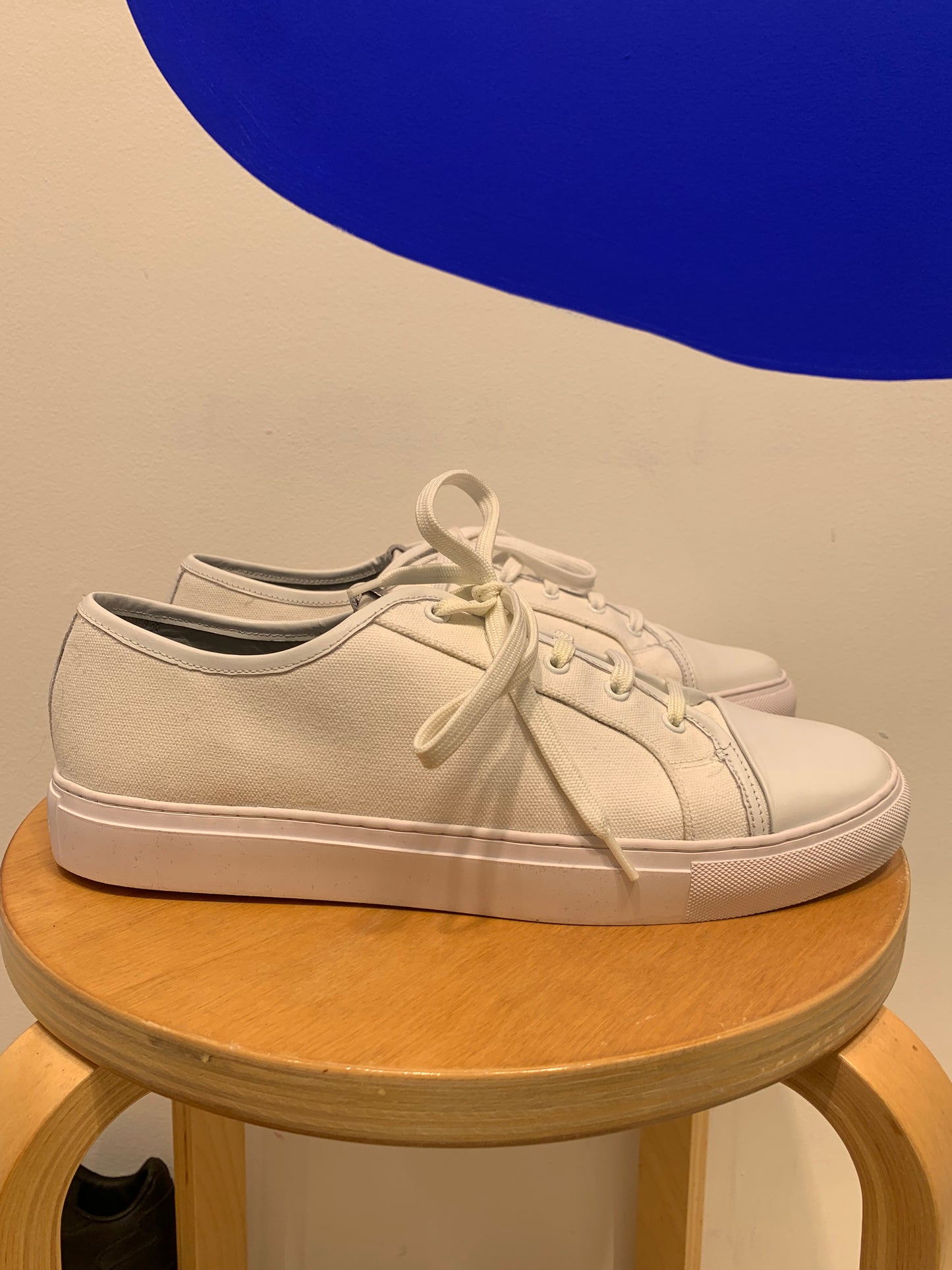 Grenson - Canvas leather insole sneakers