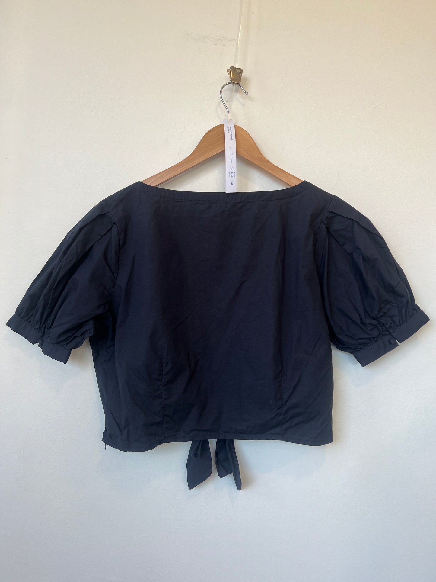 Omnes - Cropped cotton top