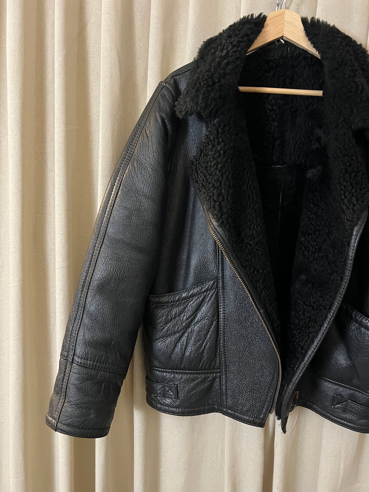 Vintage - Shearling aviator jacket