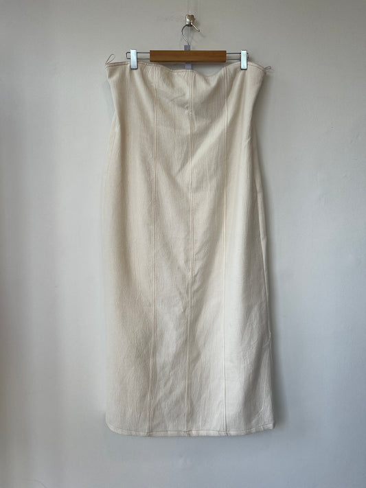 Zara - Bandeau contrast stitch dress