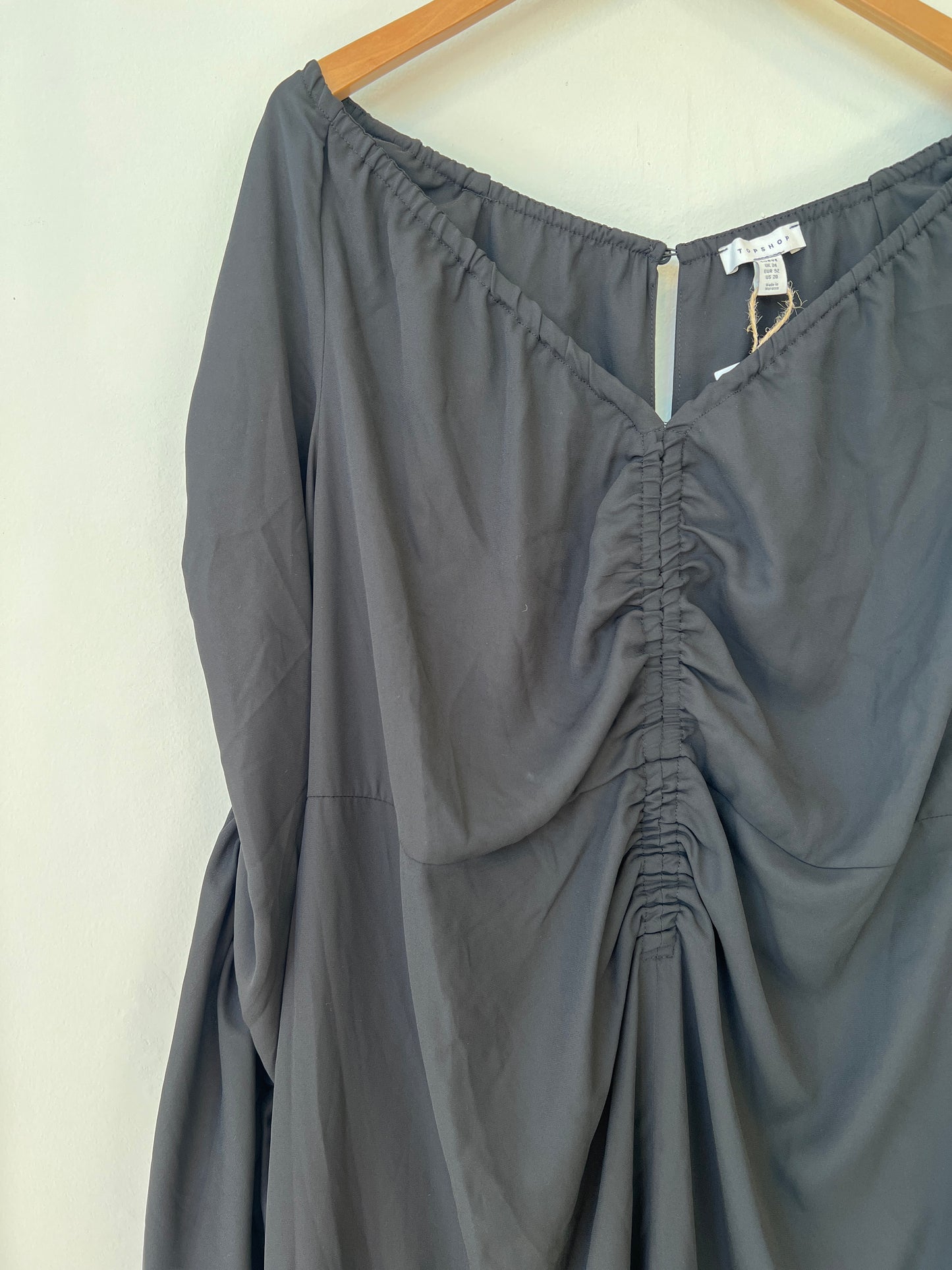 Topshop - Gather detail dress