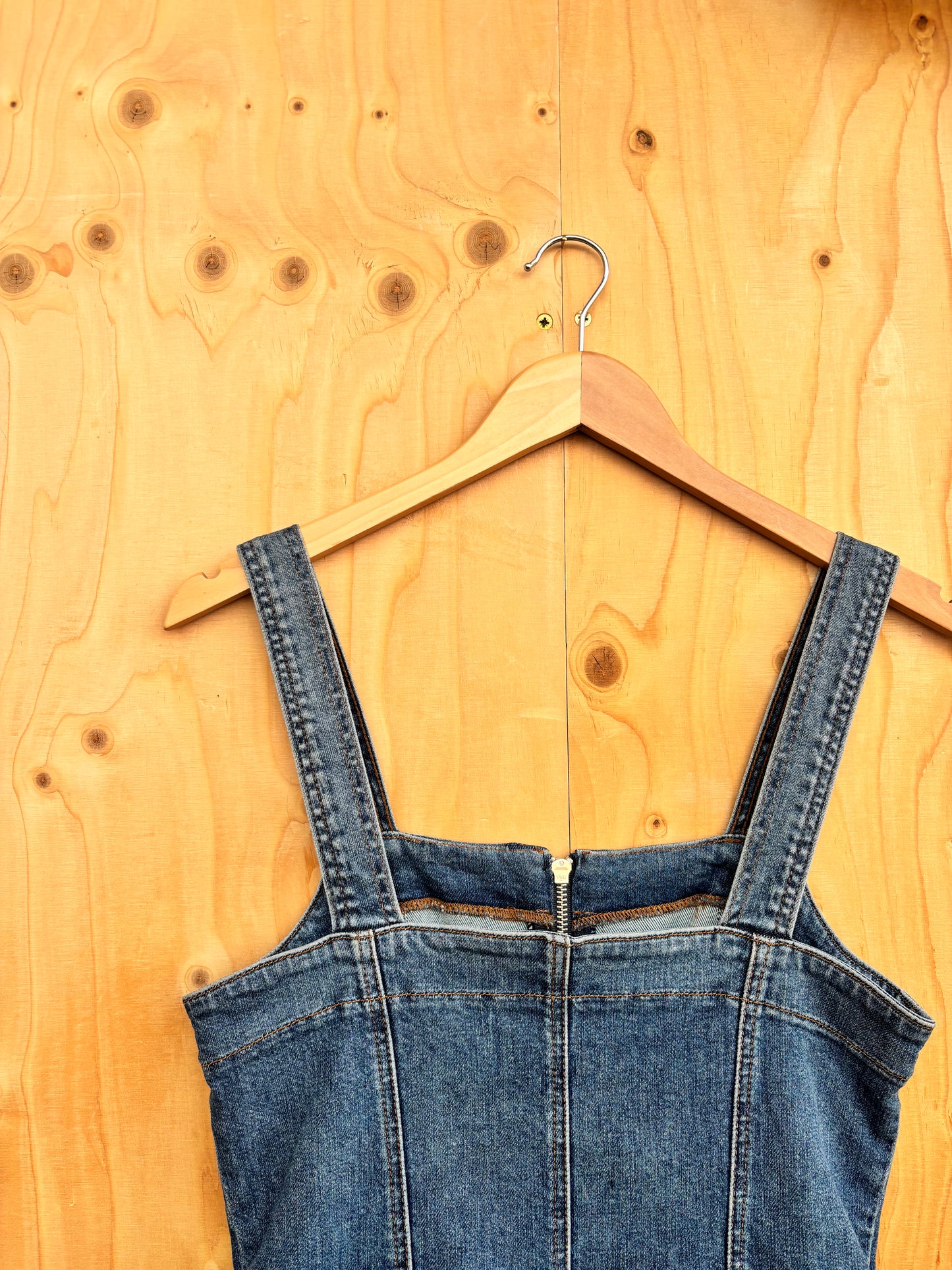 Reformation - Demin Zip Dress