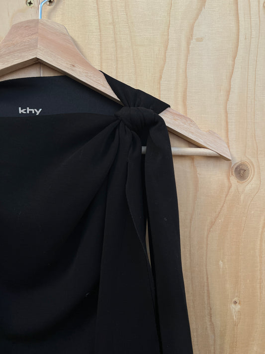 Khy - High-neck shoulder-detail top