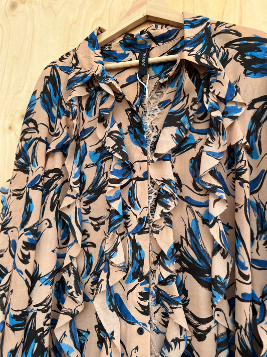 Marc Cain - Chiffon frill blouse