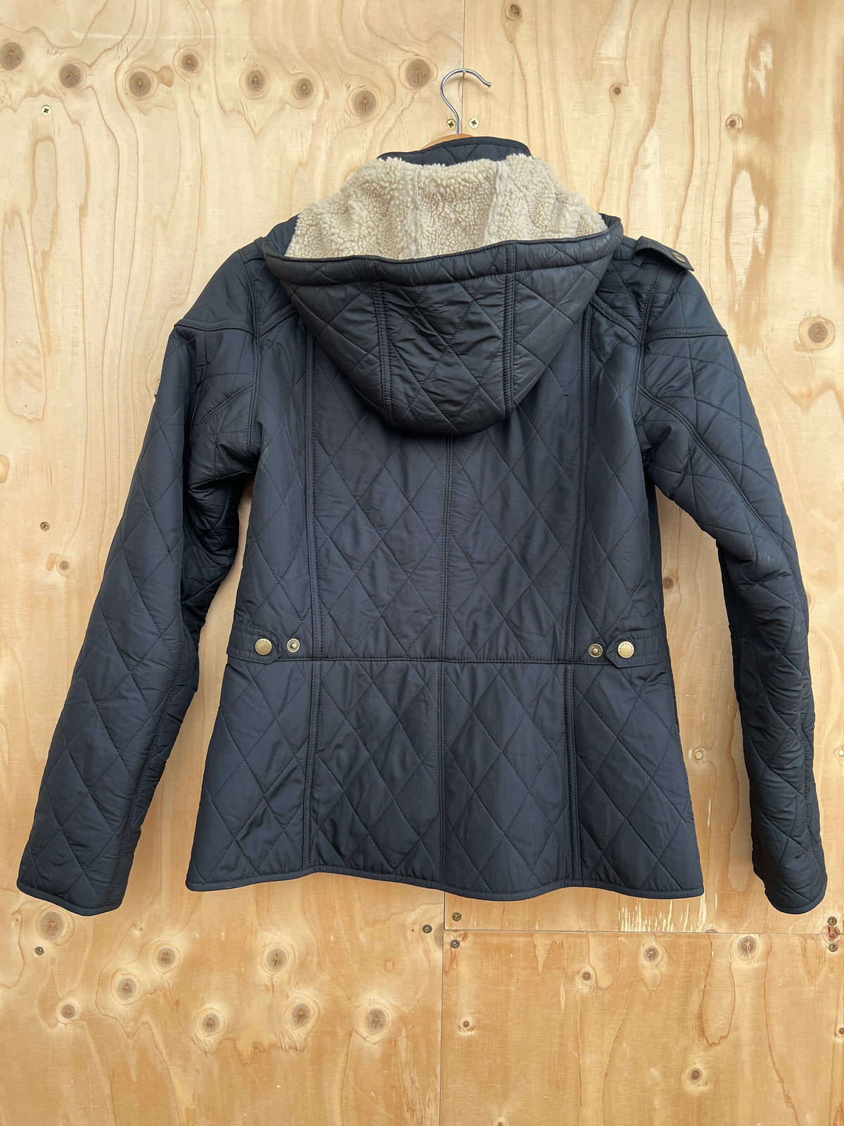 Barbour - Quilted fleece-lined hooded coat