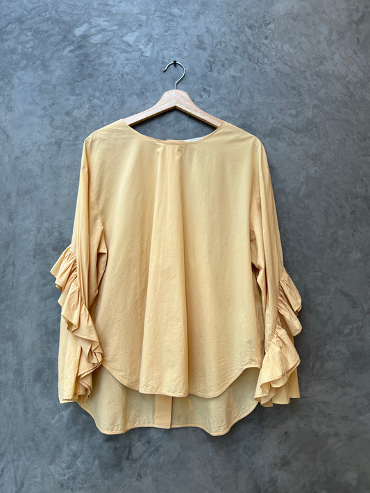 COS - Frill sleeve blouse - L
