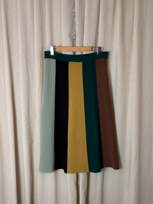 Chloe - Cashmere stripe skirt