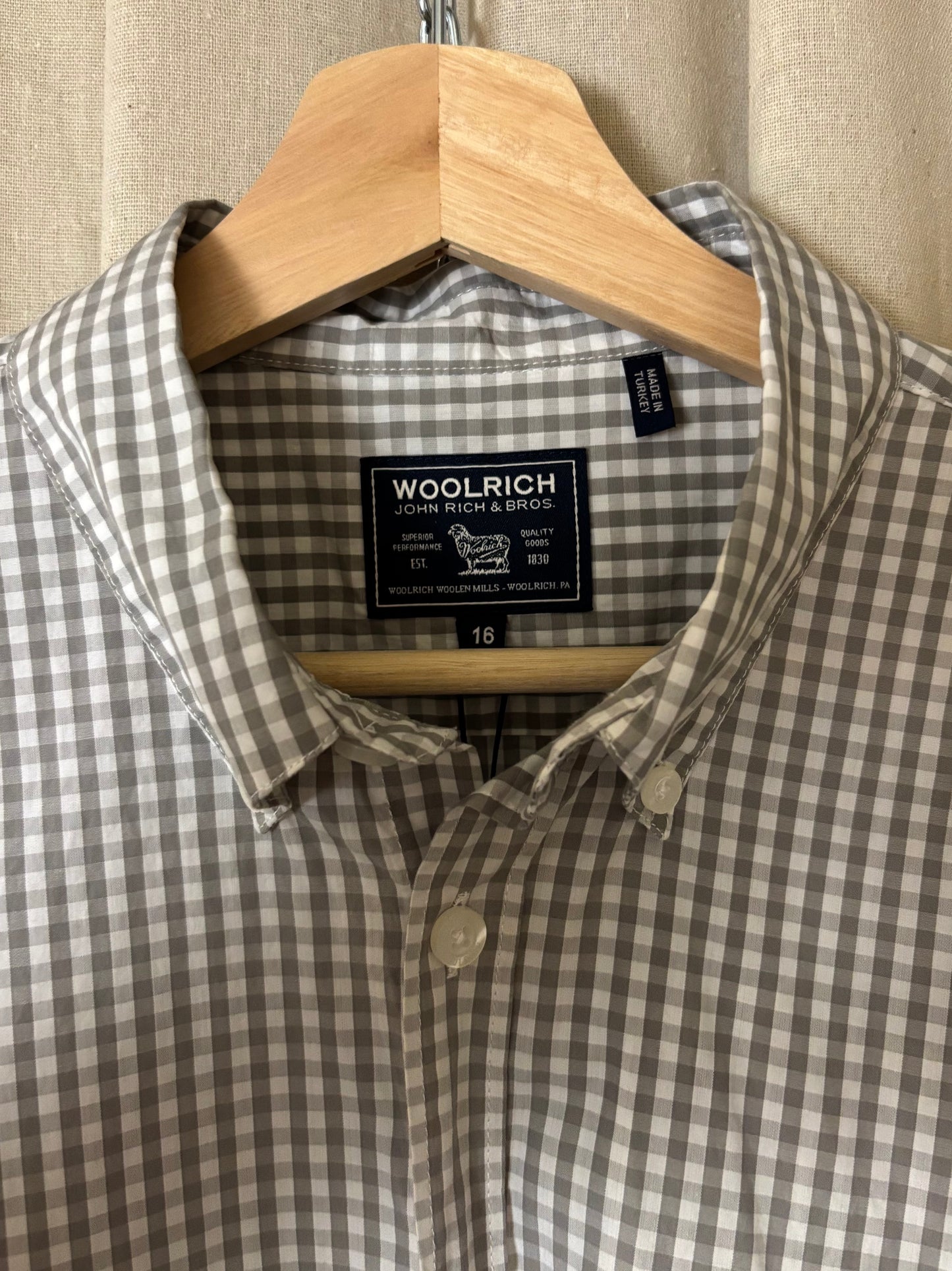 Woolrich - Long sleeved Checkered Shirt