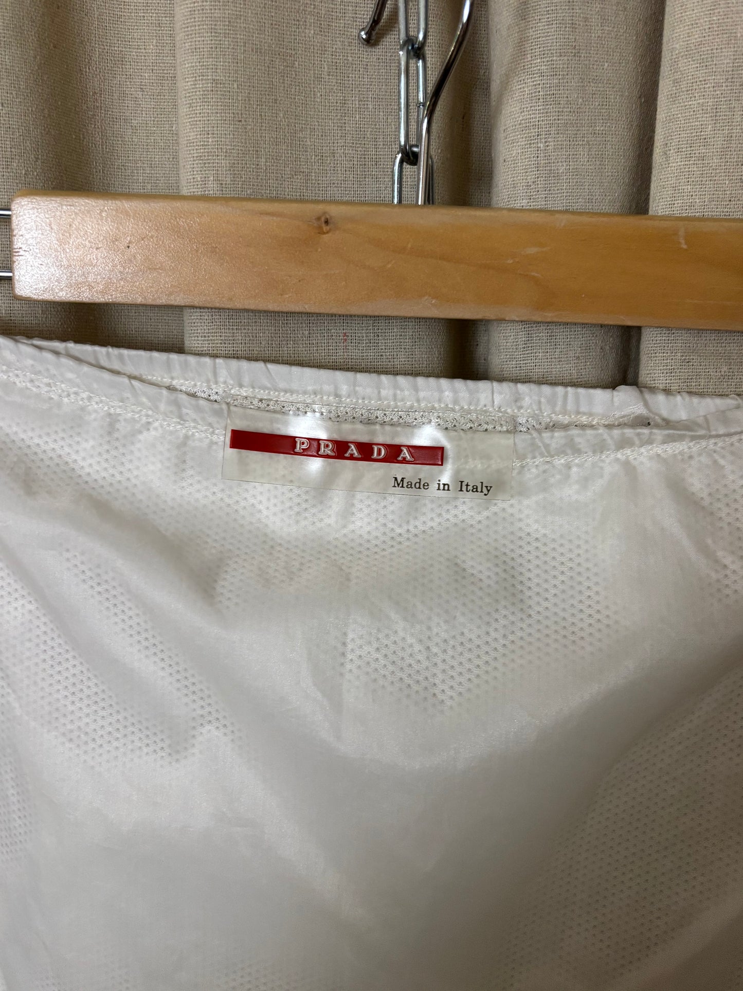 Prada - Nylon mini skirt
