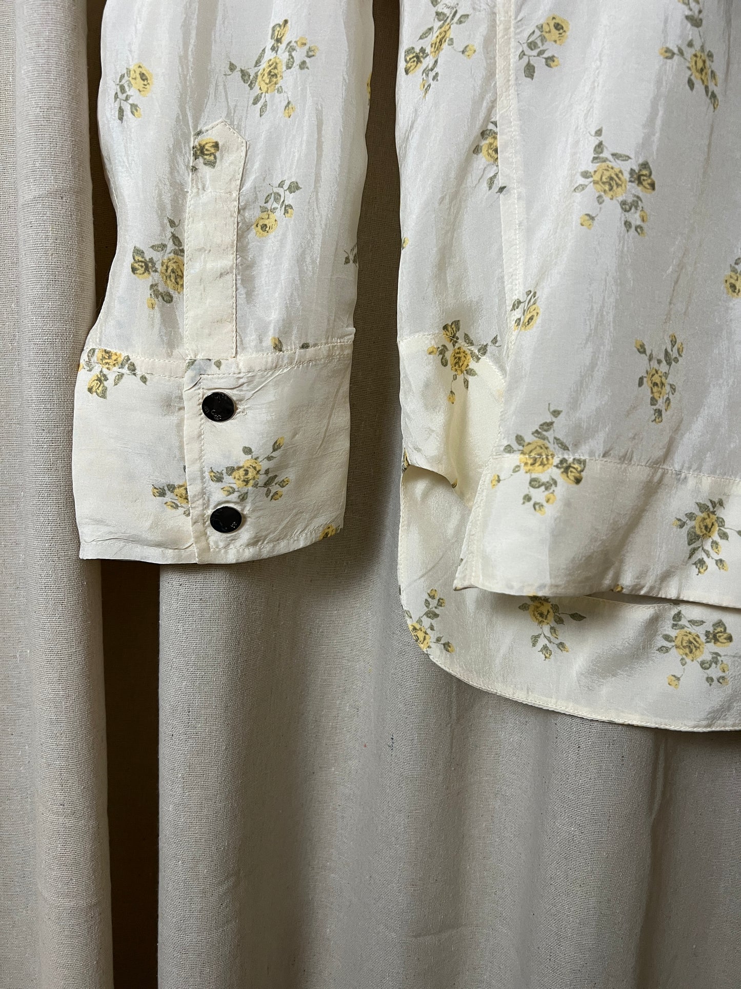 Ganni - Floral Tie Detail Blouse