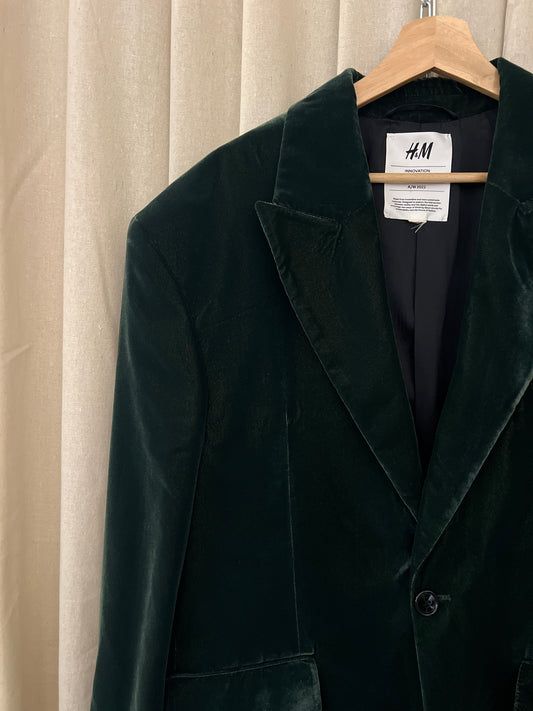 H&M Studio - Oversized Velvet Blazer