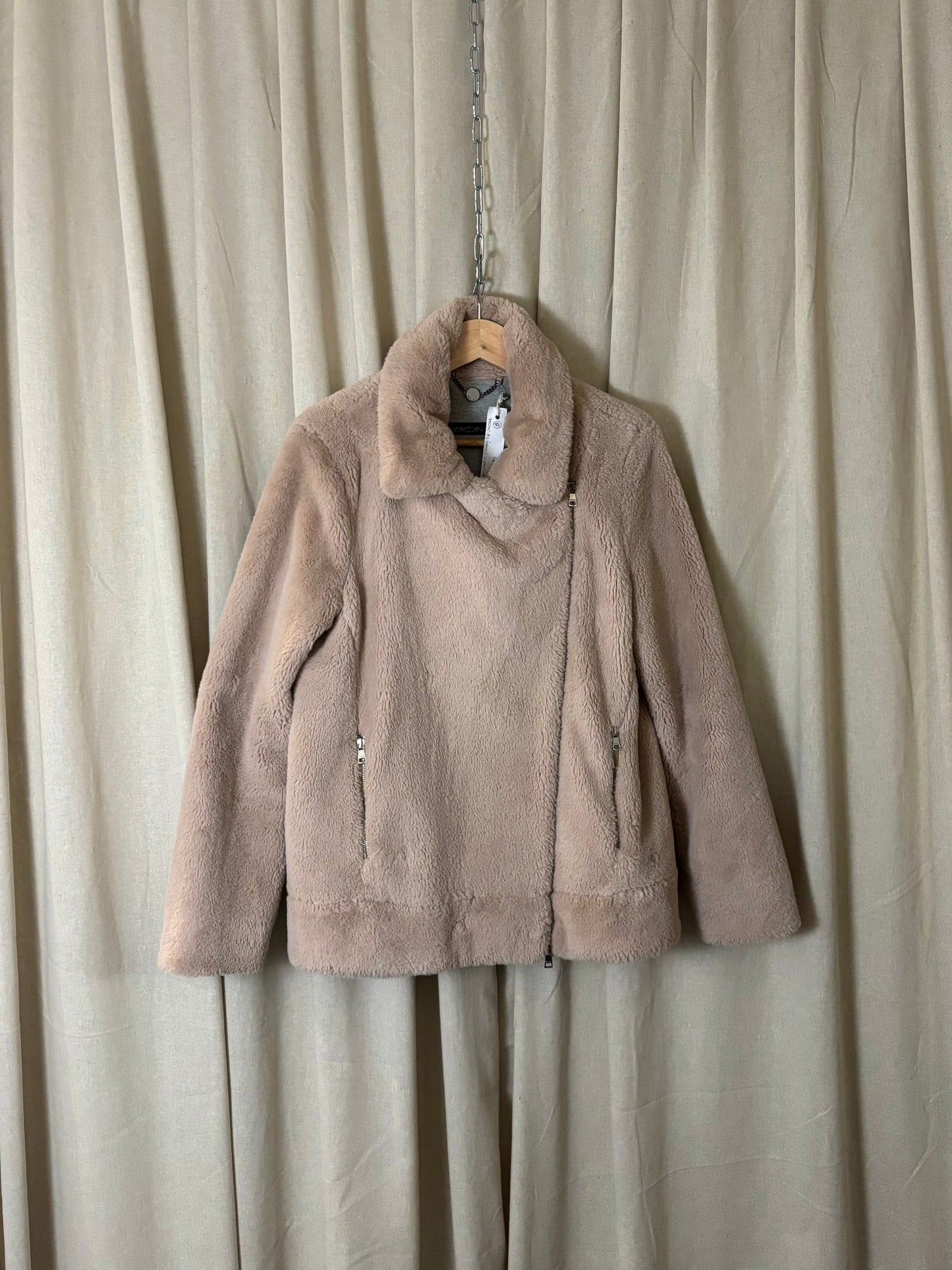 Marc Cain - Fluffy biker coat