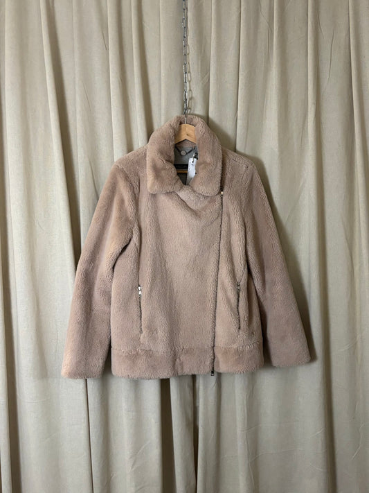 Marc Cain - Fluffy biker coat