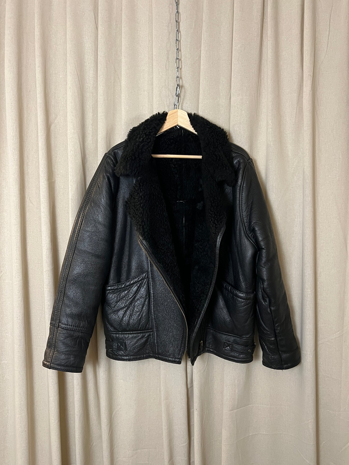 Vintage - Shearling aviator jacket