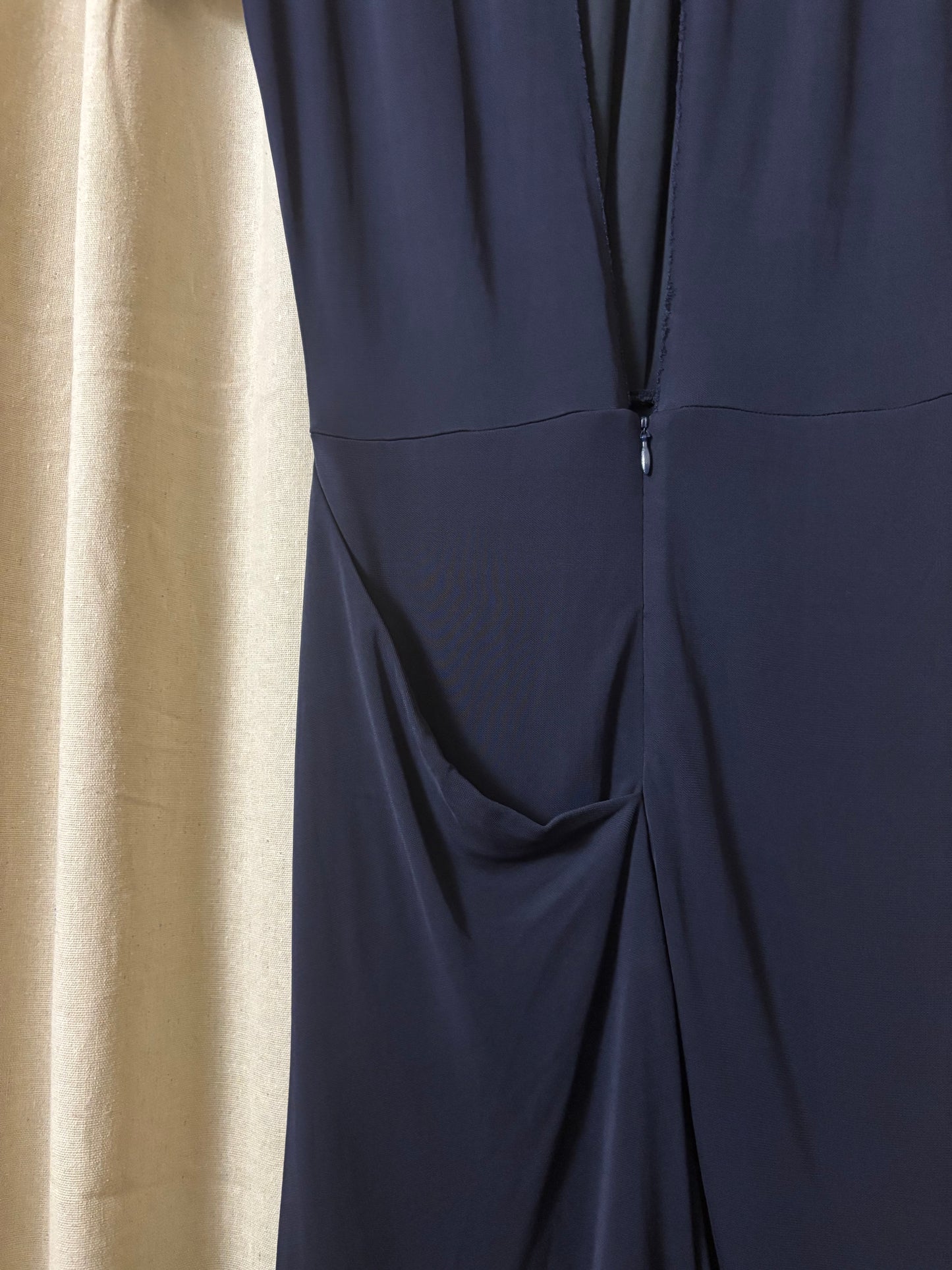 ACNE studios - Navy mesh dress