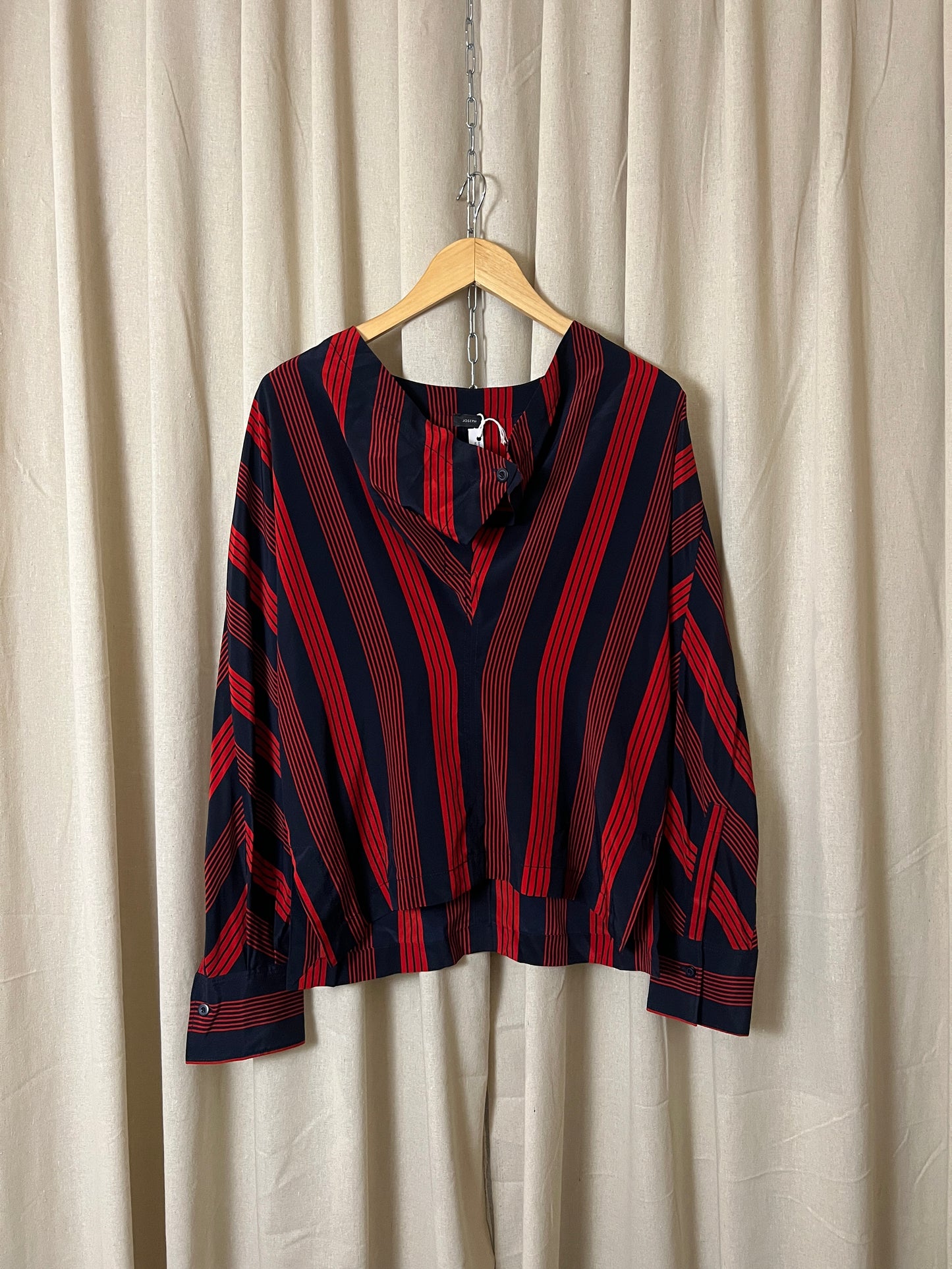 Joseph - Striped Silk Blouse