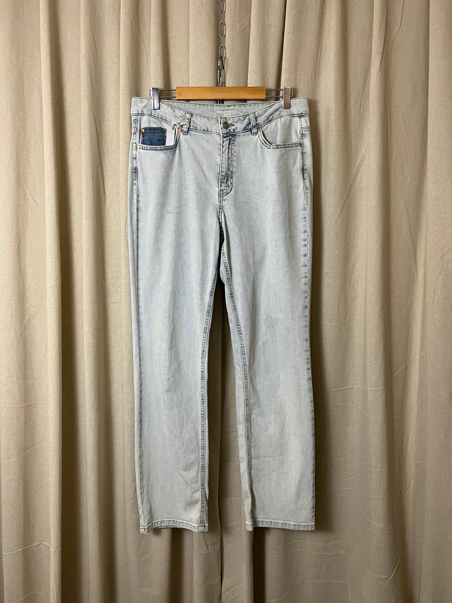 Oui - Straight light wash jeans