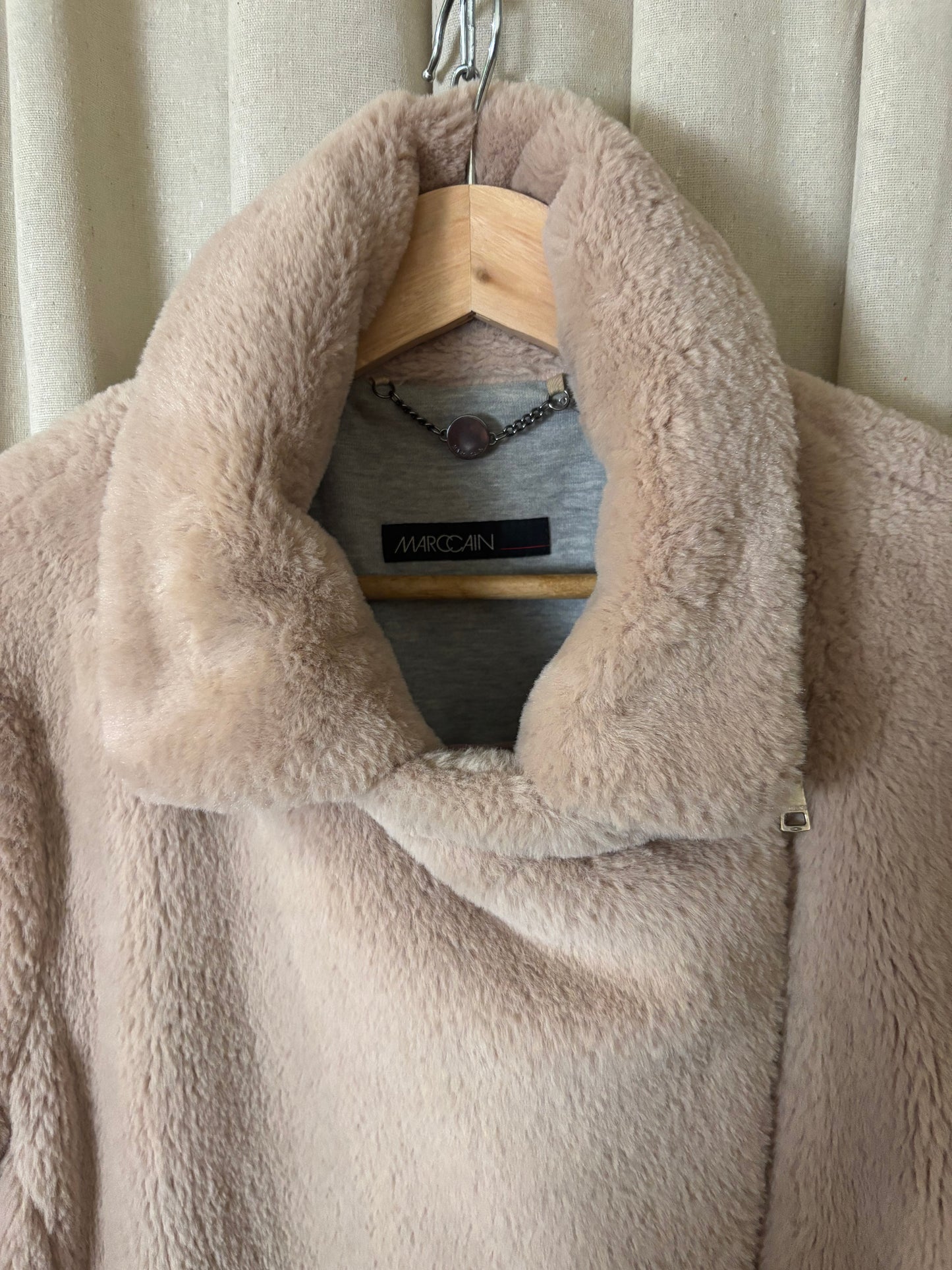 Marc Cain - Fluffy biker coat