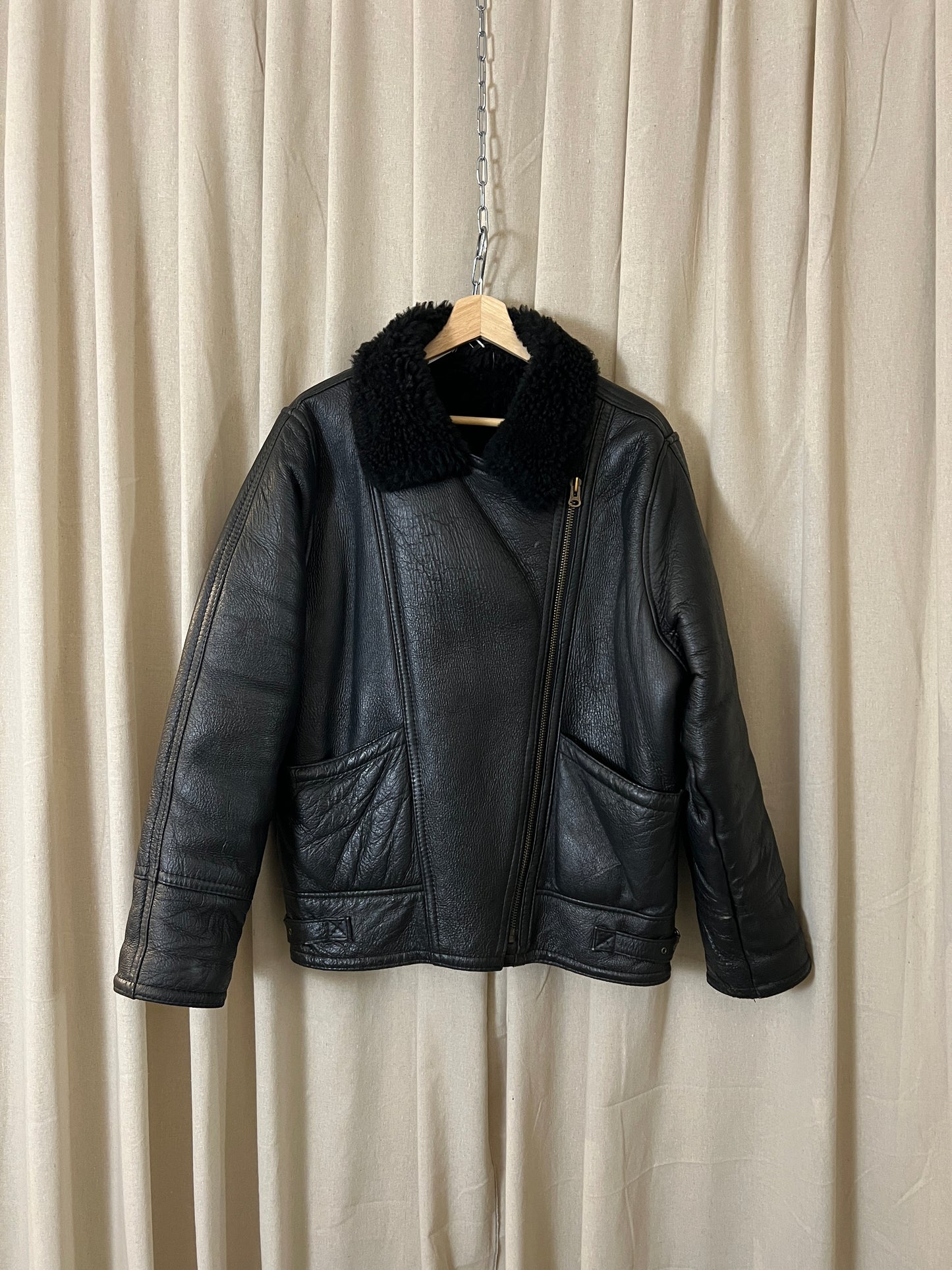 Vintage - Shearling aviator jacket