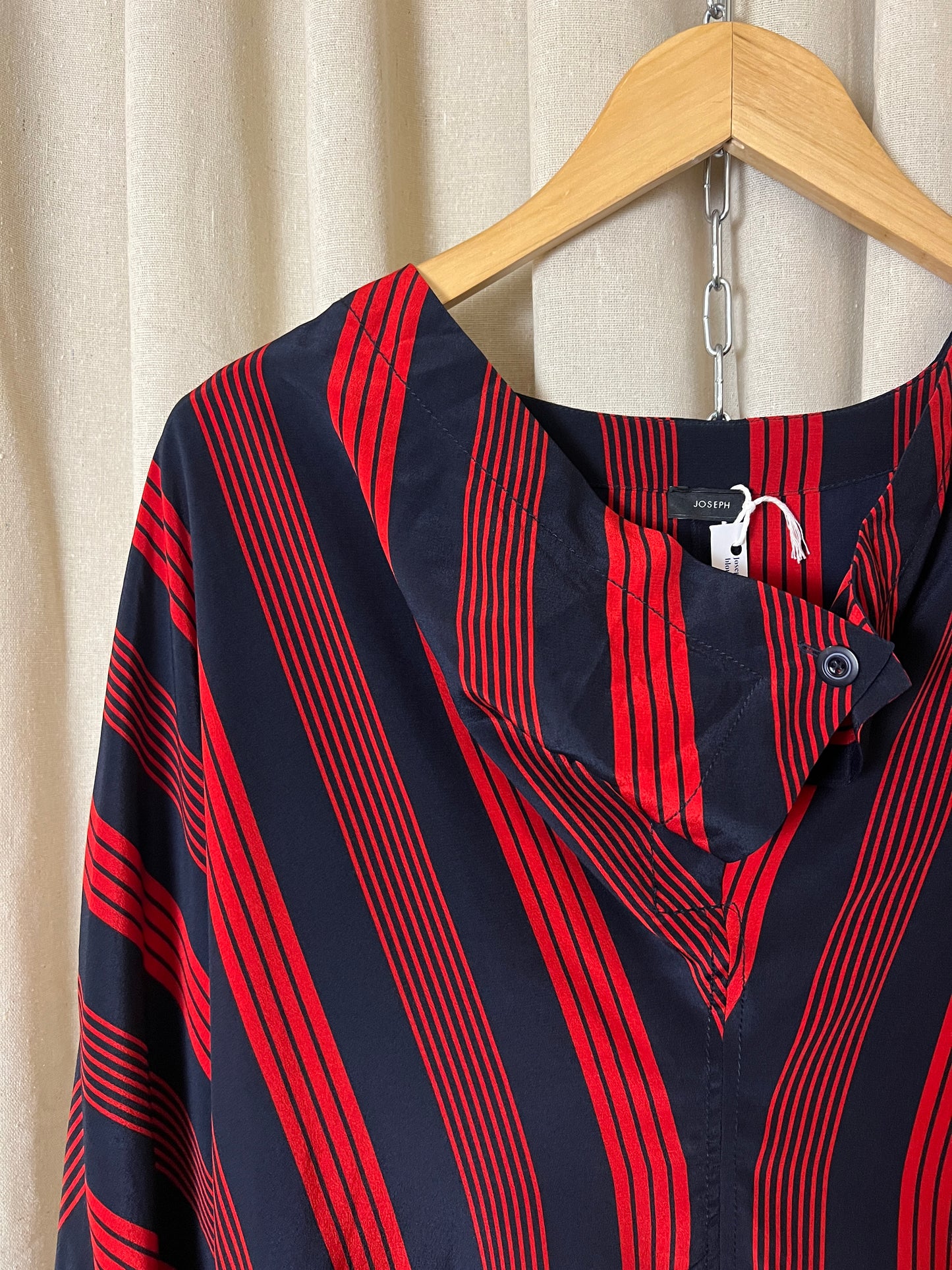Joseph - Striped Silk Blouse