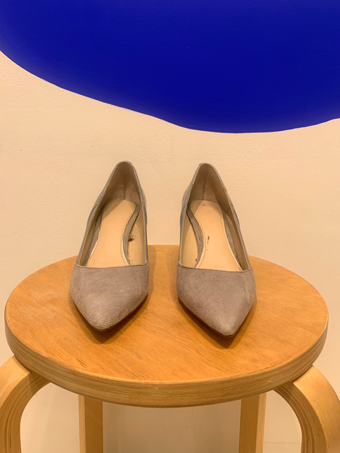 Zara - Suede patent heels â Round Retail