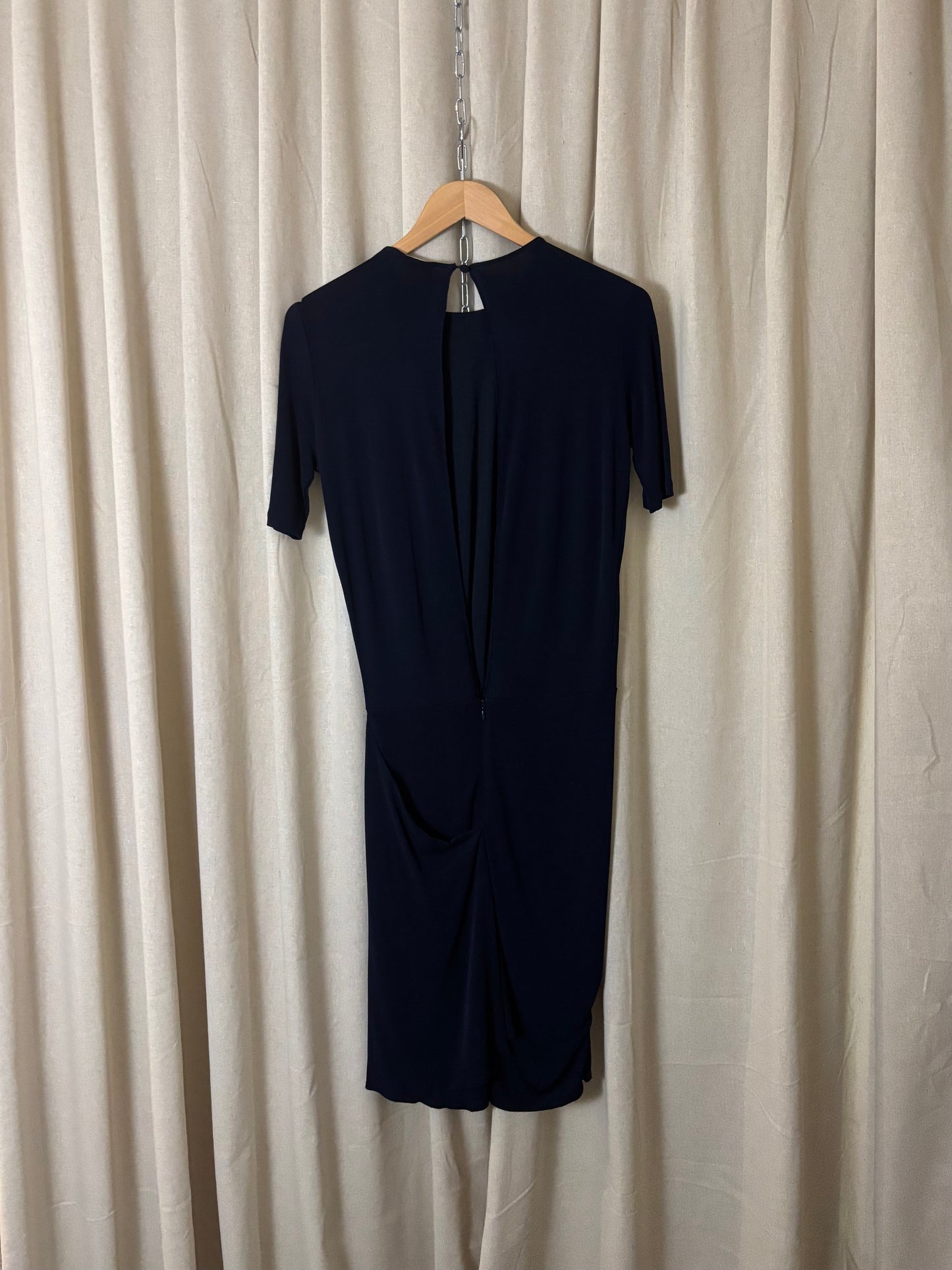 ACNE studios - Navy mesh dress