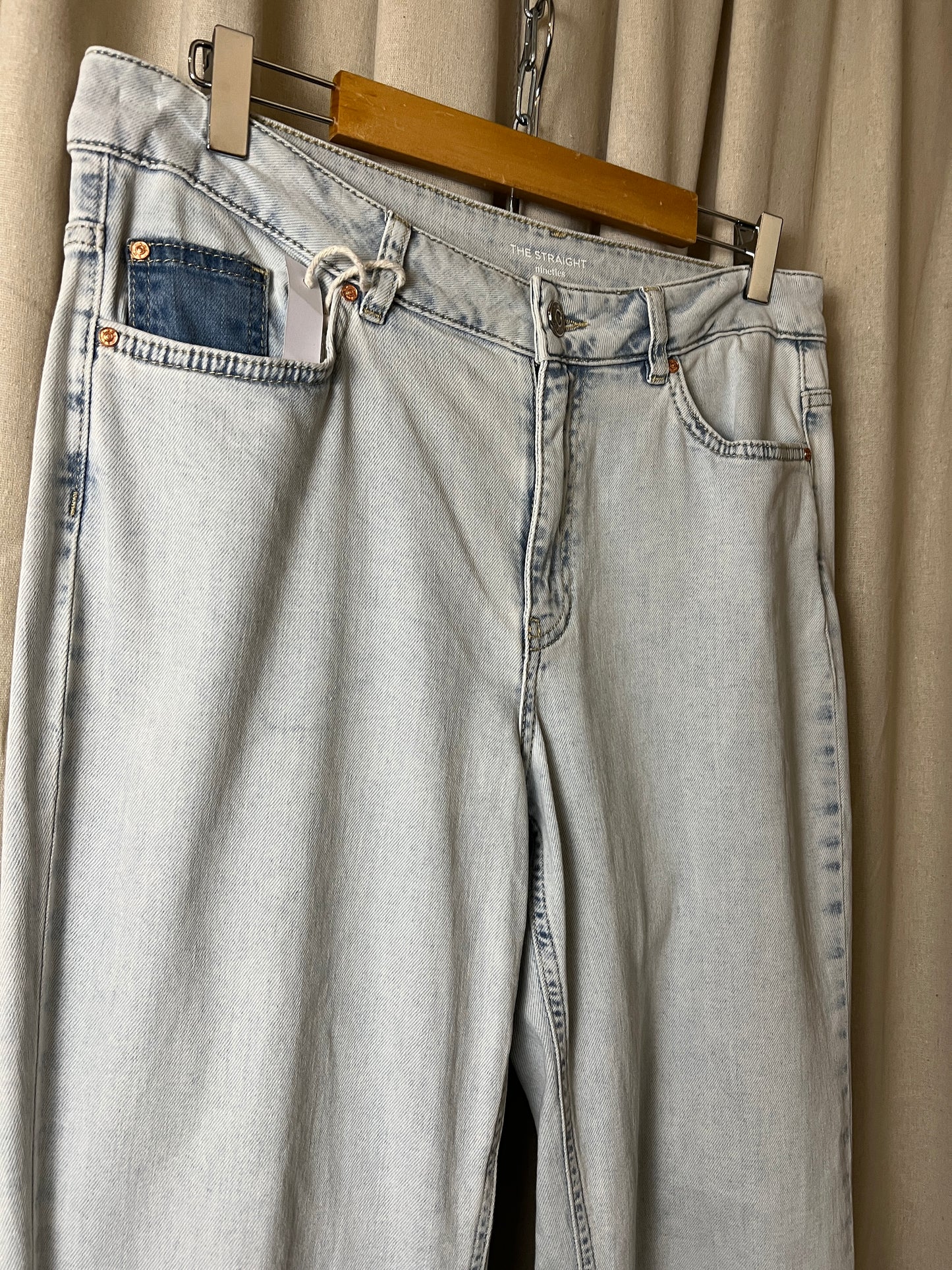 Oui - Straight light wash jeans