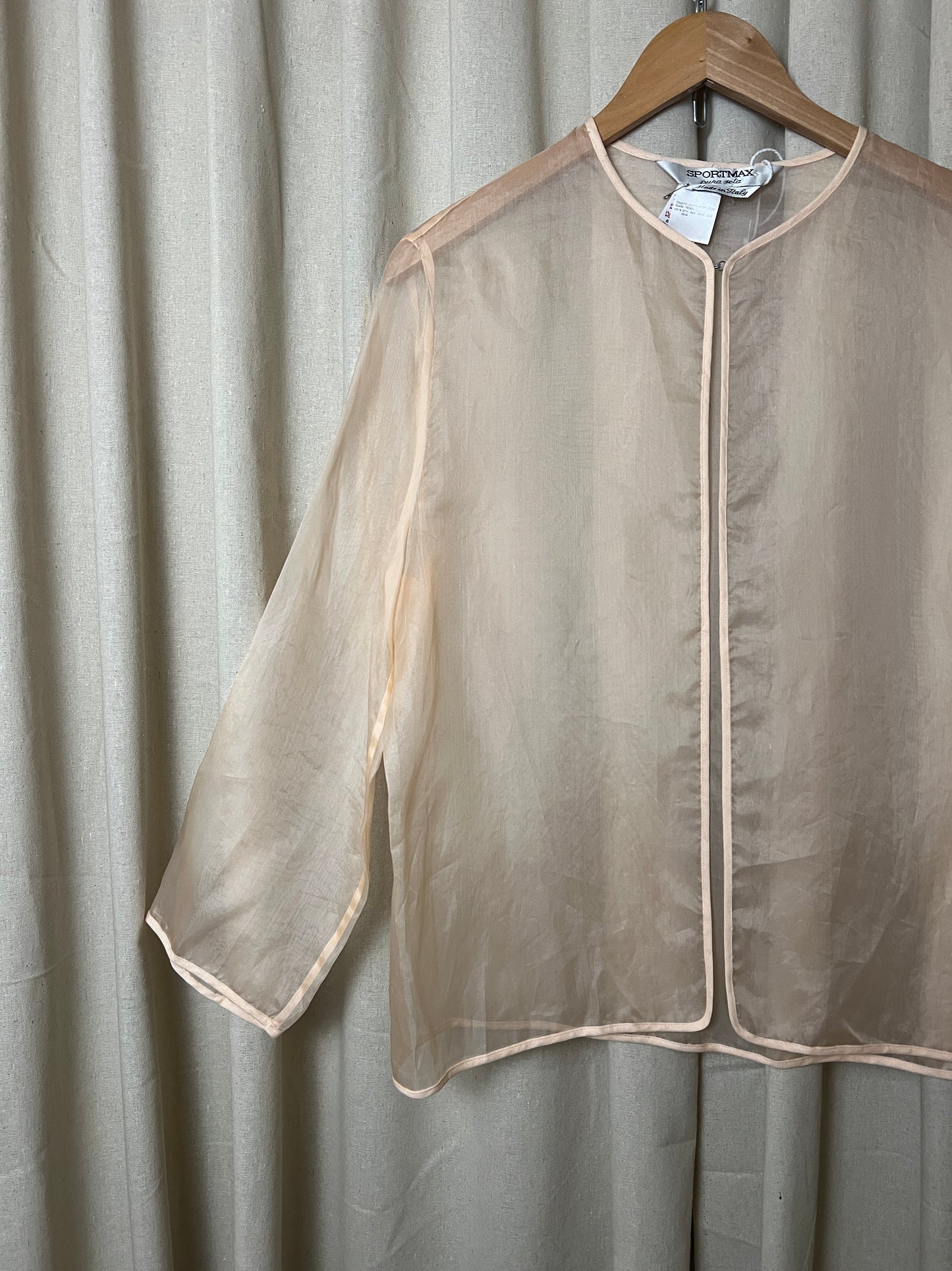 Max Mara - 100% Silk over jacket