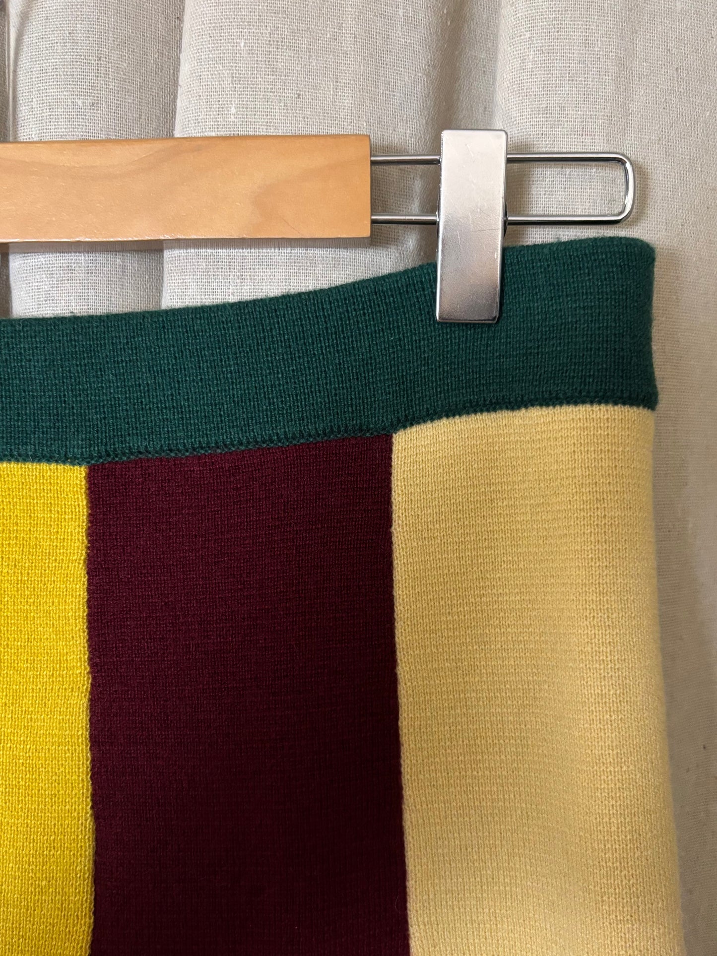 Chloe - Cashmere stripe skirt