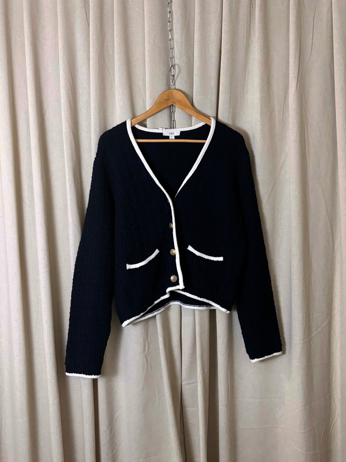 M&S - Contrast Detail Jacket