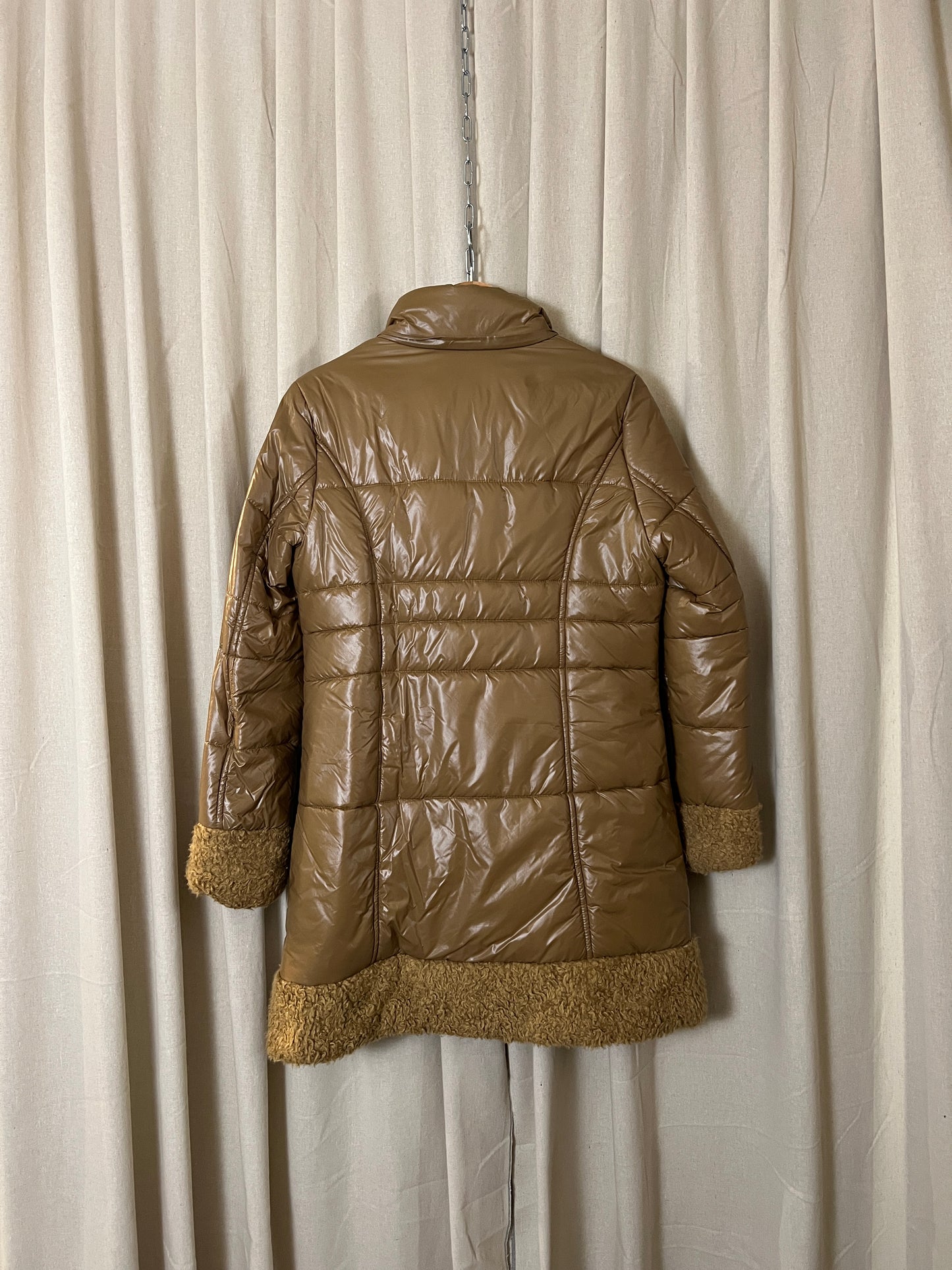Vintage - Fur edge padded coat