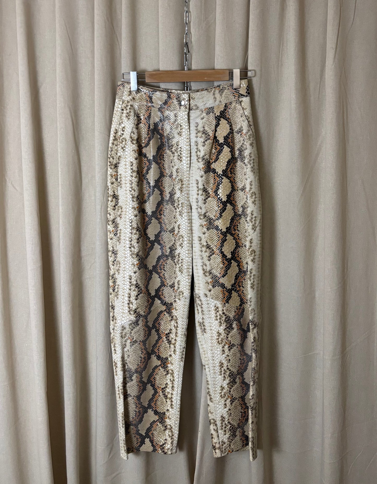 Topshop - Snake effect trousers