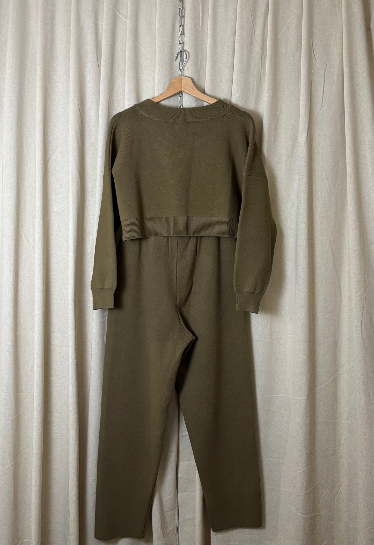 Topshop - Cropped kniteed two piece