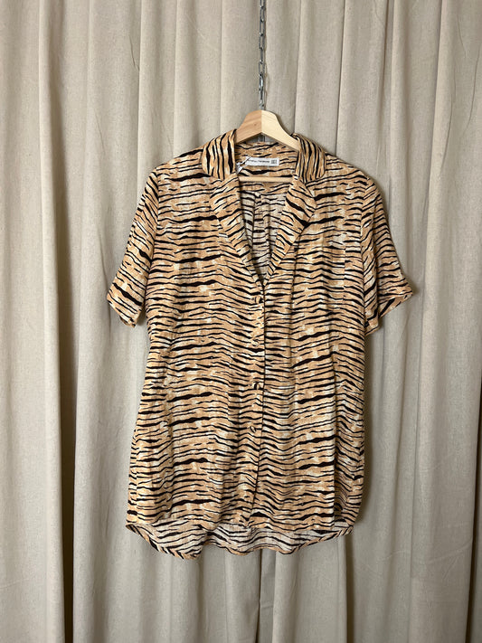 Faithful The Brand - Animal print linen shirt