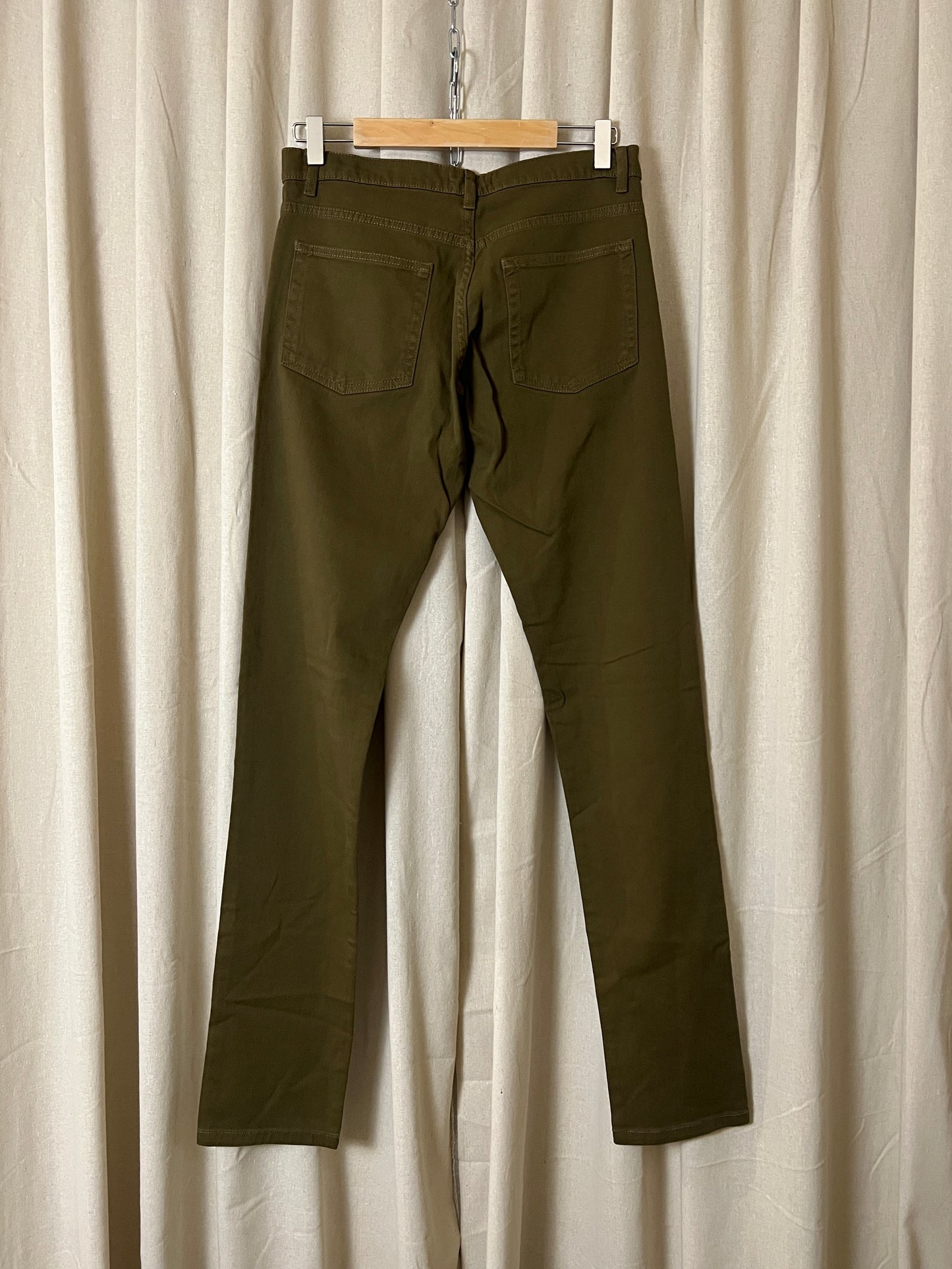 Kooples - Green slim fit denim trousers