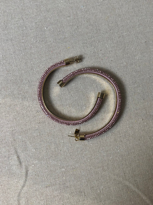 Rosantica - Crystal Hoop Earrings