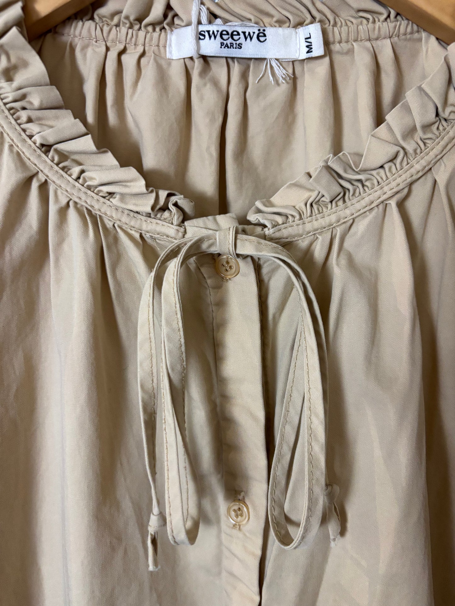 Sweewe - Ruched neck shirt