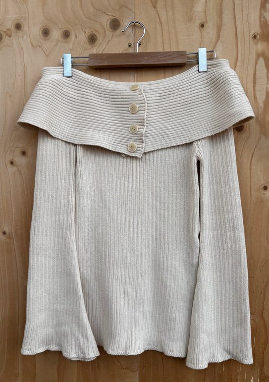 Pixie Market - Knitted off-the-shoulder top