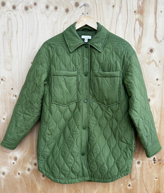 Topshop - Quilted coat