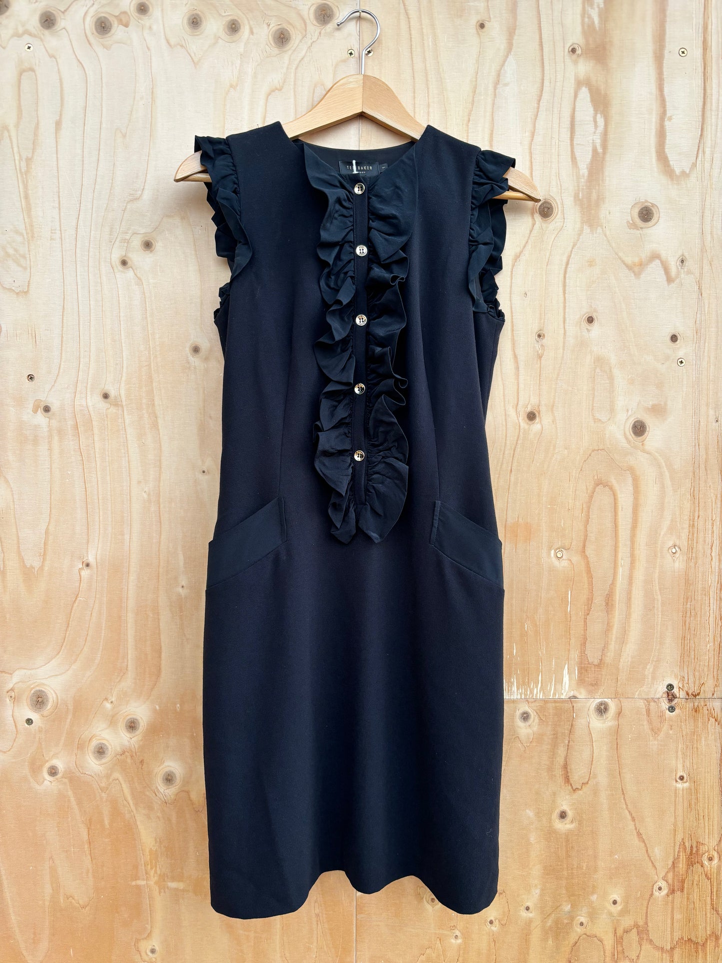 Ted Baker - Frill Detail Button Dress